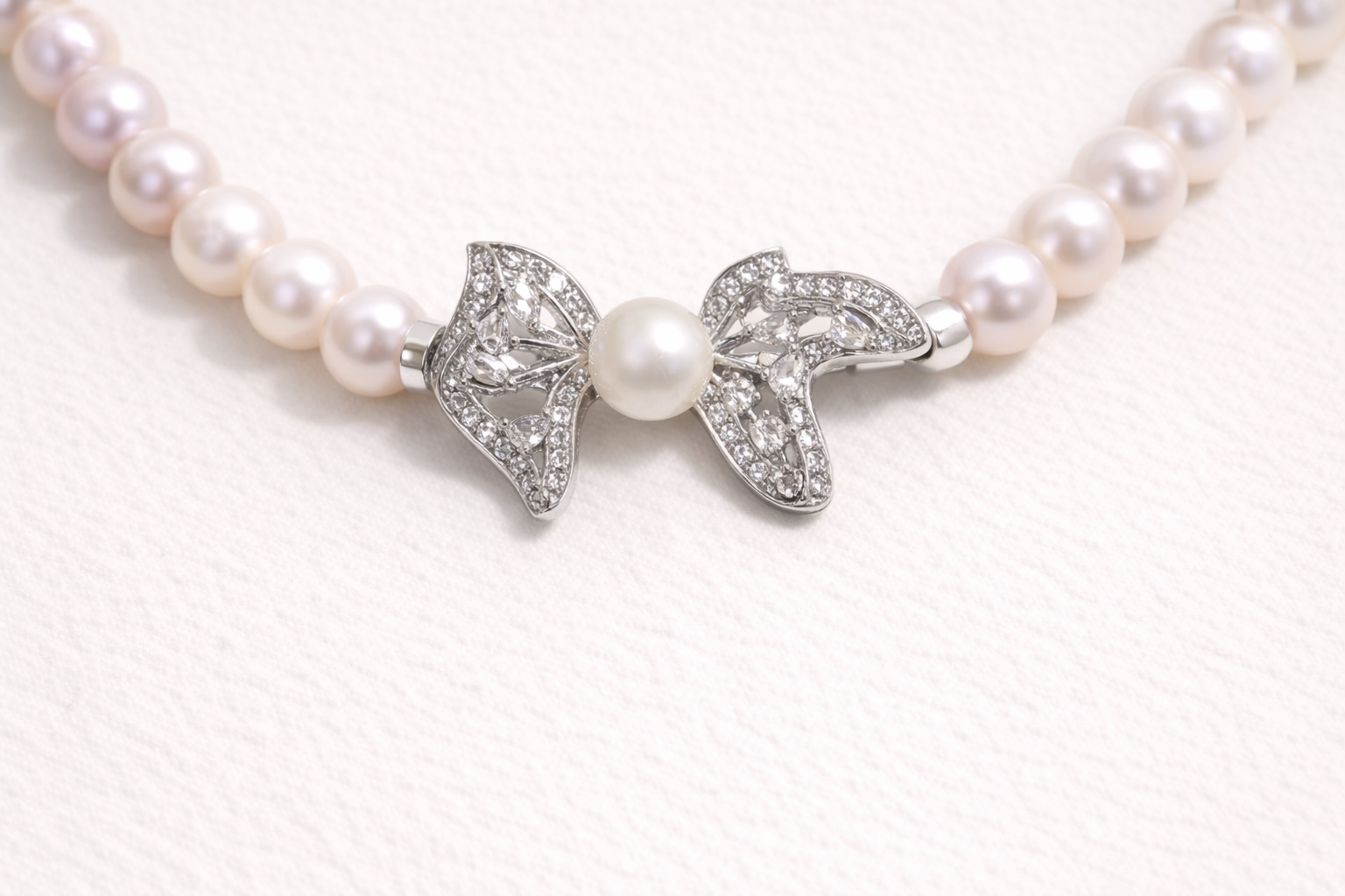 Lavender Freshwater Pearl Necklace