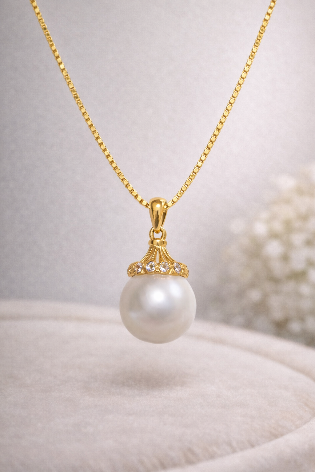 Freshwater Crown Pearl Pendant – 12mm