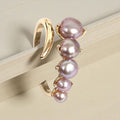 Freshwater Pearl Cascade Ring – Lavender