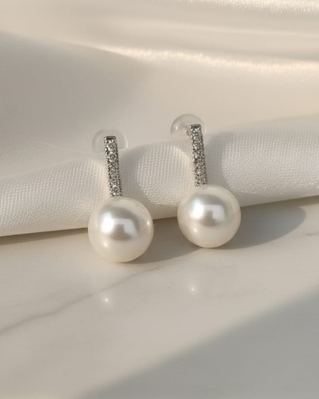 Freshwater Pearl Drop Earrings – 9mm