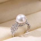 Freshwater Pearl Lace Ring – 9mm