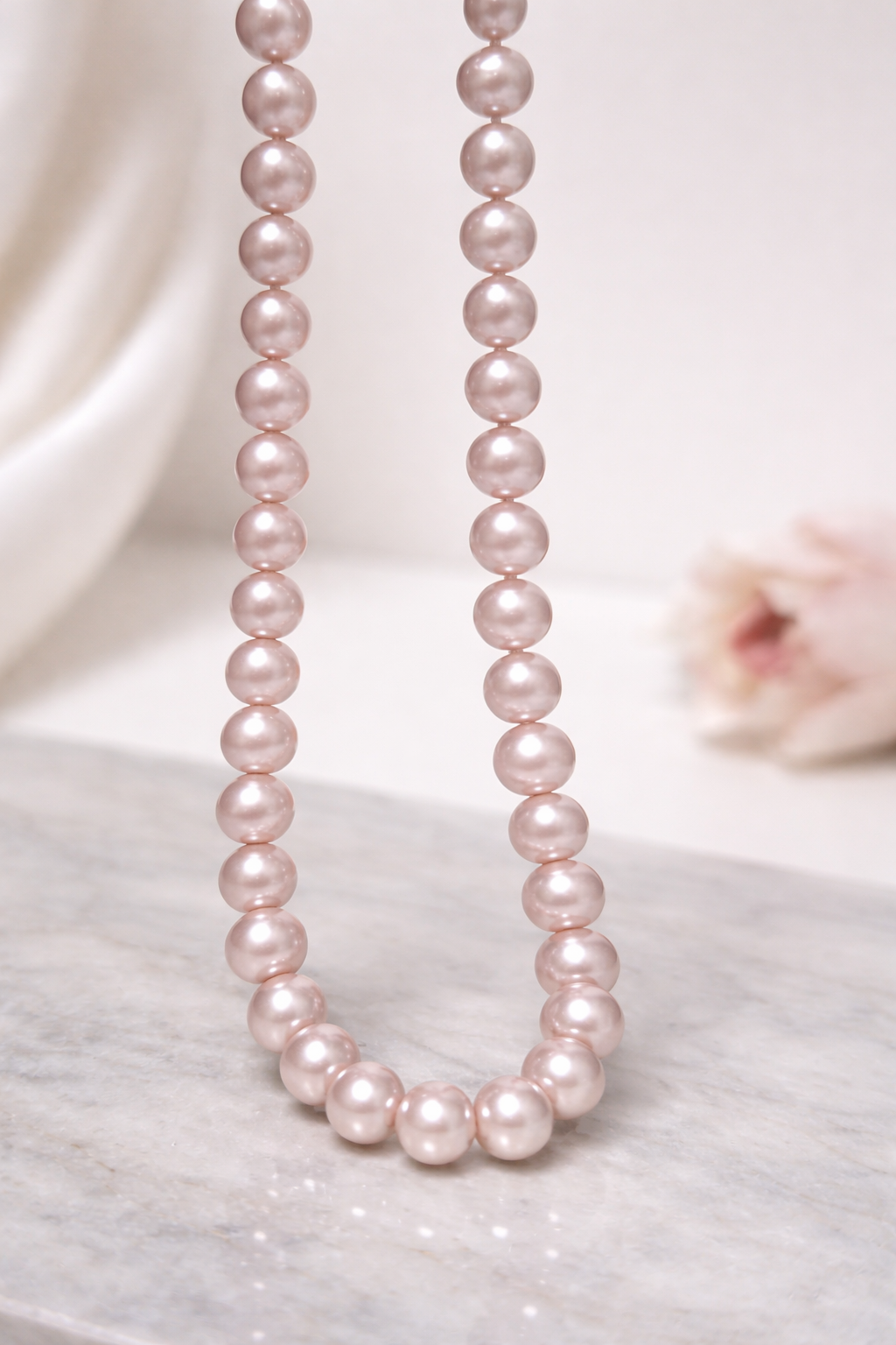 Blush Freshwater Pearl Necklace