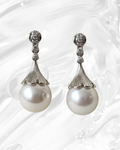 Freshwater Vintage Pearl Earrings – 10mm+