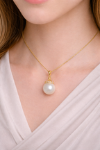 Freshwater Crown Pearl Pendant – 12mm