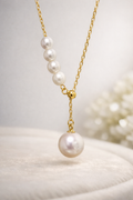Freshwater Lady Drop Pearl Pendant – 7mm (Gold Plated)