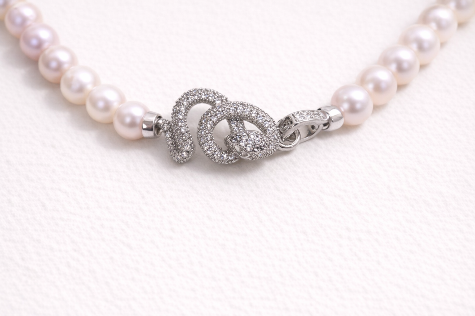 Akoya Silver Blue Pearl Necklace