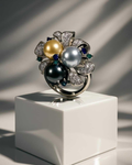 South Sea Pearl Trio Bloom Ring