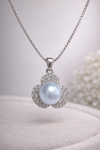 Japan Akoya Blue Blossom Pearl Pendant